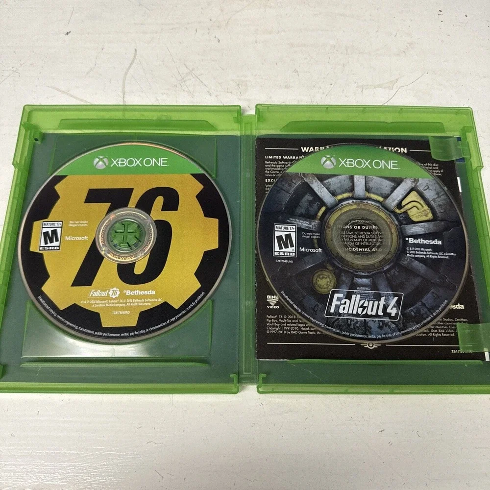 Lot of 10 XBOX ONE Games‎ Battlefield 1 4 FIFA 16 Nba2k18 Deadlifting Fallout 76